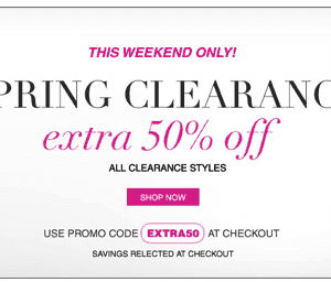 Maidenform: Extra 50% Off Clearance (Bras as low as $7.50)