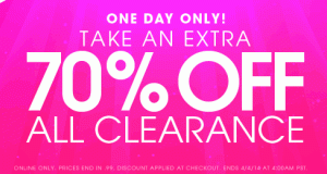 Wet Seal: Extra 70% Off Clearance + FREE Shipping on $25 (Cami Tops just $1.50)