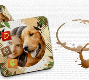 Artscow: 4 Personalized Drink Coasters $4.99 + FREE Shipping