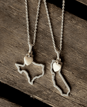 LivingSocial: Charm State Pendant Necklaces $12 {Shipped}