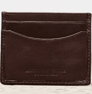 American Eagle: FREE Shipping + Buy 1 Get 1 50% off (Men’s Leather Wallet $9.95)