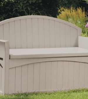 Amazon: Suncast 50-Gallon Resin Patio Bench $67 Shipped (52% Off)