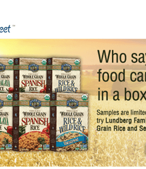 Possibly FREE Lundberg Whole Grain Rice & Seasoning Mix for Mom Ambassadors