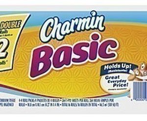 Staples: 64 Regular Rolls of Charmin Basic $14 Shipped
