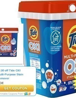 Staples: Tide Multi-Purpose Oxi Stain Remover 108 Loads just $4.99 (50% Off)