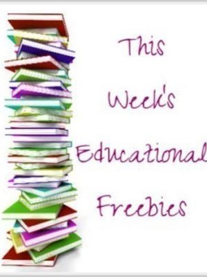 This Week’s Educational Freebies