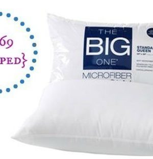 Kohl’s:  The Big One Microfiber Pillow $2.69 Shipped {Card Holders Only}