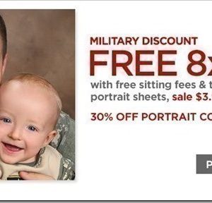 JCPenney: FREE 8×10 Portrait for Military + Traditional Sheets just $3.99