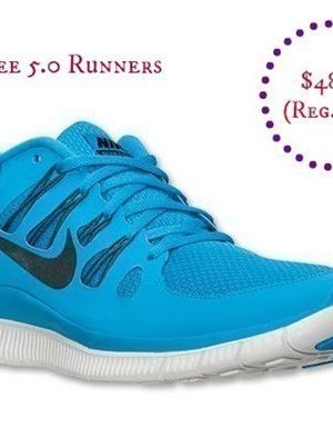 Finish Line: Nike Free 5.0 Running Shoes $48.99 (Reg. $100)