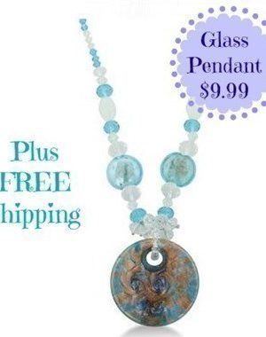 BelleChic: Murano Glass Pendant just $9.99 {Shipped}