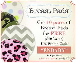 10 Pairs of 100% Cotton Machine-Washable Breast Pads just $12.95 {Shipped}