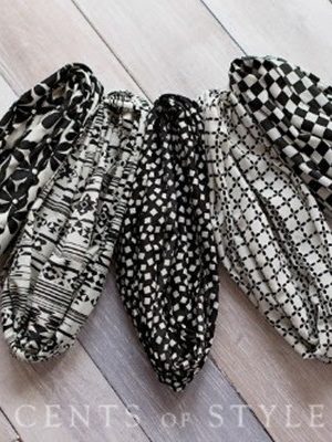 Cents of Style: Black & White Infinity Scarf $7.47 {Shipped}