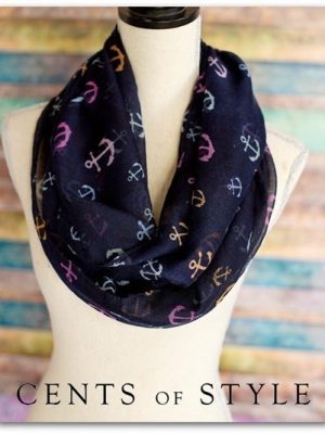 Cents of Style: 50% off Nautical Accessories {Infinity Scarf $6.95 Shipped}