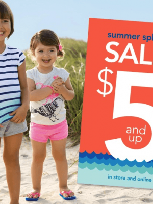 Carter’s: $5 Summer Sale Items + Extra 20% off Clearance