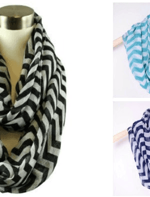 pinkEpromise: Chevron Infinity Scarves ONLY $3.55 Shipped