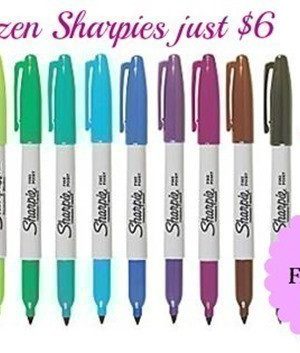 Staples: Sharpie 12 ct Permanent Markers $6 {Reg. $12.99}