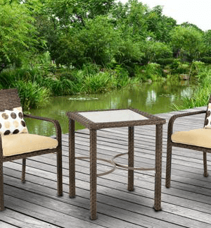 Walmart: Cadence Wicker 3-Piece Outdoor Bistro Set just $99 (50% OFF)