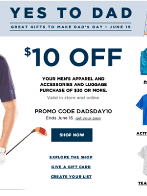 Kohl’s:  Great Deals on Father’s Day Apparel & Accessories (+ Last Day to Earn Kohl’s Cash)