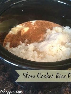Recipe | Slow Cooker Rice Pudding
