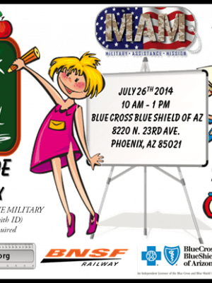 Military Assistance Mission Back to School Brigade for Phoenix & Yuma | Register NOW for July 26th