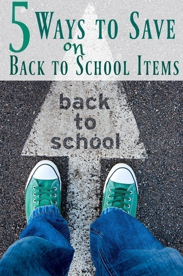 5 Ways to Save Money on Back to School Items