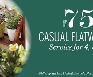 Oneida: Casual Flatware Sets up to 75% OFF + Additional 10% Savings