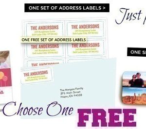 Shutterfly: FREE Address Labels, Cards or Luggage Tag through Today = Just Pay Shipping