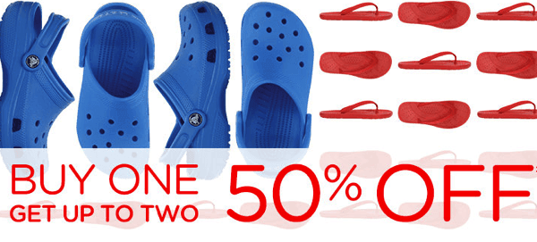 crocs buy 1 get 2 free