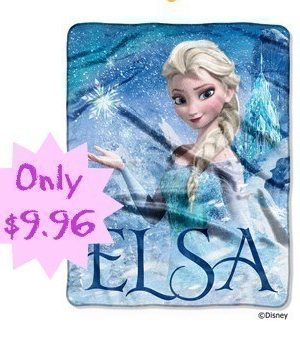 Walmart: Disney Frozen Elsa Silk 40×50″ Throw just $9.96 + FREE Pick Up
