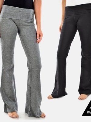 4 pk Yoga Pants just $24.99 {Shipped}
