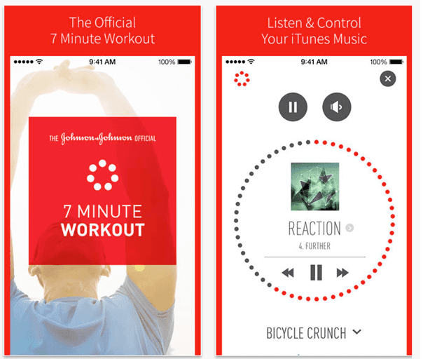FREE iOS App: Johnson and Johnson 7-Minute Workout | The ...