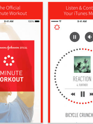 FREE iOS App: Johnson and Johnson 7-Minute Workout