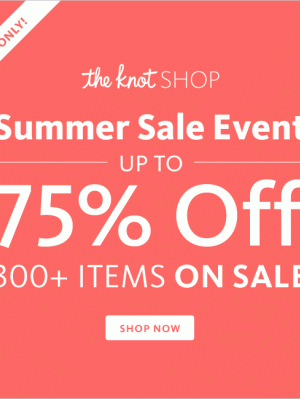 The Knot Shop: Up to 85% off + Additional 15% Off {Great Deals on Wedding Favors & More}