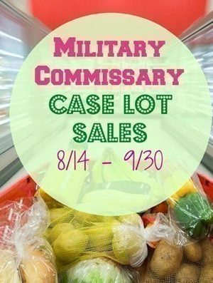 Military Commissary | Customer Appreciation Case Lot Sale {August 14–September 30th}