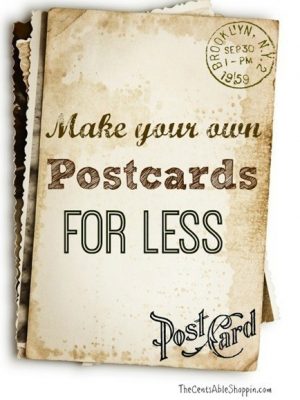 DIY | Making Your Own Photo Postcards to Send by Mail