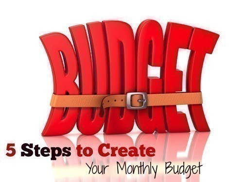 Monthly Budget in 5 Easy Steps - The CentsAble SHoppin