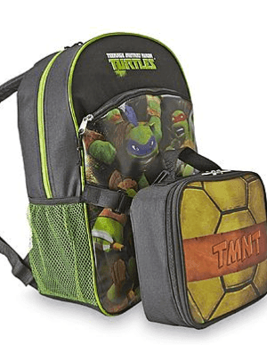Sears: Teenage Mutant Ninja Turtles Backpack AND Lunch Bag just $11 + FREE Pick Up