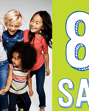 Crazy 8: FREE Shipping + Buy One Item get one for $.08