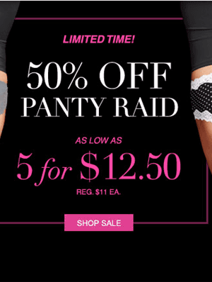 Maidenform: 5 Panties for $12.50 {+ Possible $1.99 Shipping}