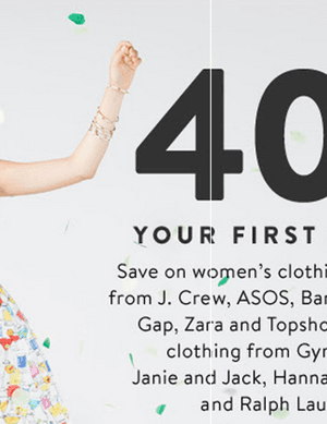 Ends Tonight  | thredUp: 40% off your First Order