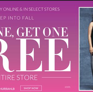 Lane Bryant: Buy One Get One FREE {+ FREE Shipping to Store}