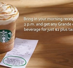 Starbucks Treat Receipt Ends Today