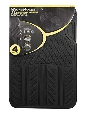 Sears: WeatherHandler All Season 4pc Rubber Floor Mat Set $9.99 (reg. $25)