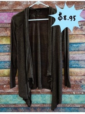 Cents of Style: Any of 3 Leather Accent Cardigans just $8.95 Shipped {Ends Tonight}