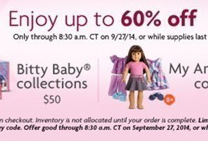 American Girl: Up to 60% Off Select Dolls & Collections {Limited}