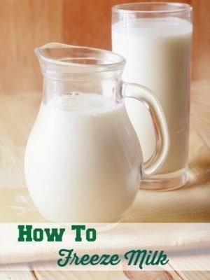 How to Freeze Milk