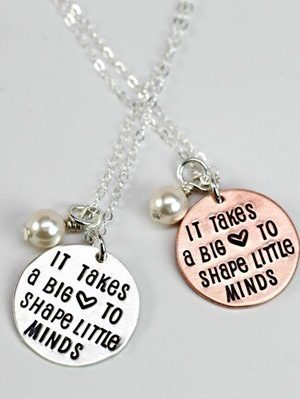 The Big Heart Necklace just $24.99 {Shipped}–Great Teacher Gift
