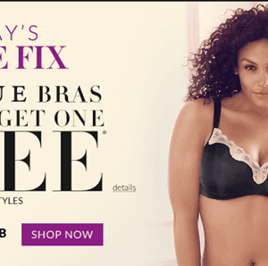 Lane Bryant: Buy 1 Get 1 FREE Cacique Bras {As low as $12.50 + FREE Ship to Store}