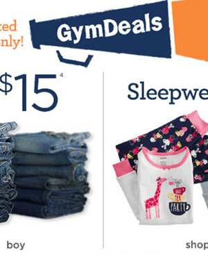 Gymboree: Last Day for FREE Shipping on ANY Order {Redeem your Gymbucks!}
