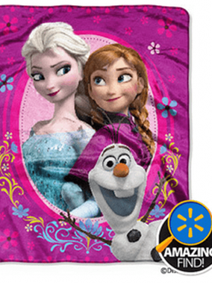 Walmart: Disney Frozen Spring Zing 40×50″ Throw just $9.96 + FREE Shipping